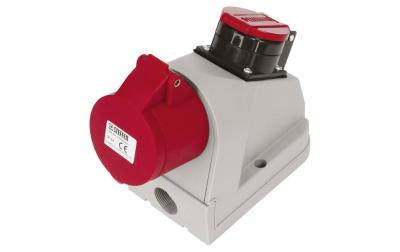 Steffen Kombi-Wandsteckdose CEE16/5 T25