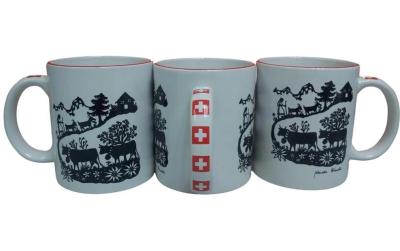 CN Tasse Scherenschnitt