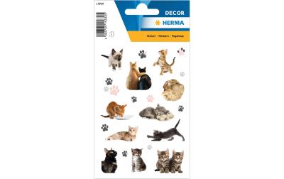 Herma Sticker Fröhliche Katzenkinder