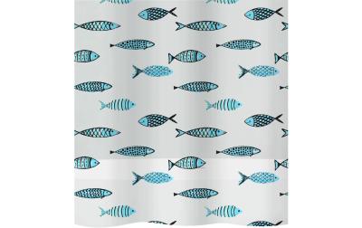 Diaqua Duschvorhang Fish