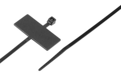 Kabelbinder flachem Beschriftungsfeld sz