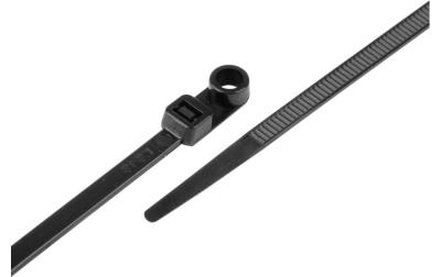 Kabelbinder mit Schraubenloch schwarz