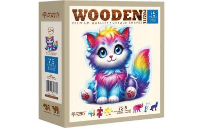 Puzzle Holz M Fantasy Kitty