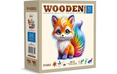 Puzzle Holz M Cute Fox
