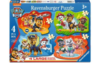 4 in a box Shaped Puzzle Paw Patrol