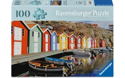 Bunte Häuser in Schweden