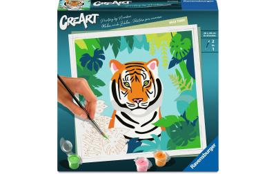 CreArt Malen nach Zahlen Wilder Tiger