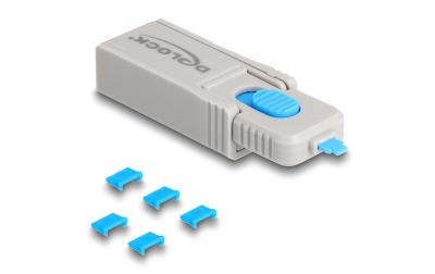 Delock USB Port Blocker Set, microUSB,5 Stk