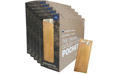 Pochetta Besteckset 500 Stk, Braun