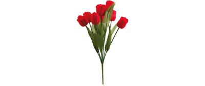Dekomat Tulpenstrauss 9-fach rot