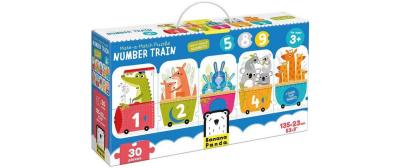 Puzzle XL Make-a-Match Number Train