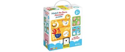 Puzzle Match the Farm Animals