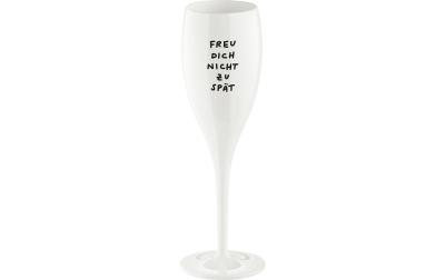 Koziol Sektglas Cheers Freu dich nicht