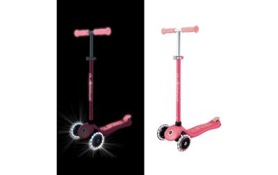 GLOBBER, Scooter Primo Plus Glow Lights Ros