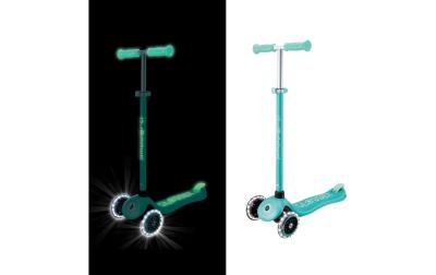 GLOBBER, Scooter Primo Plus Glow Lights Grü
