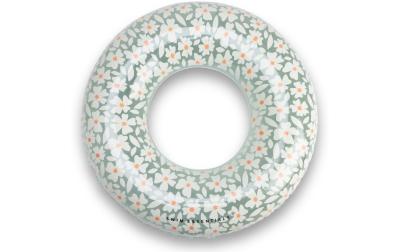 Swim Essentials, Schwimmring Green Flowers