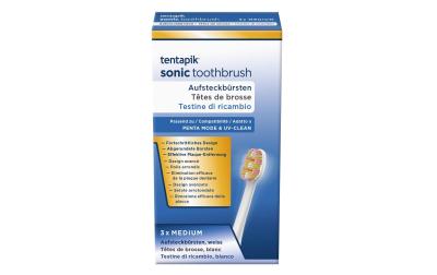Tentapik Aufsteckbürsten Medium 3 Stk.