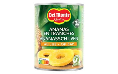 Ananas Scheiben in Ananassaft
