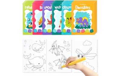 Malbuch Mini 24 Stück Tierwelt
