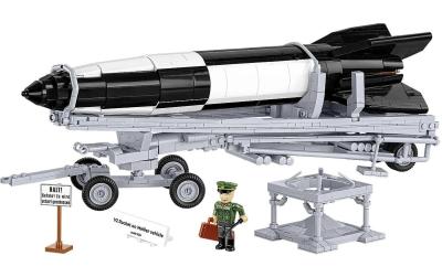 V2 Rakete mit Meillerwagen