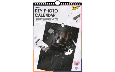 Folia Dauerkalender A4 schwarz