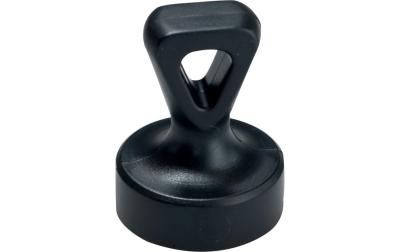 Berec Griffmagnet mit Öse, schwarz, 2-er