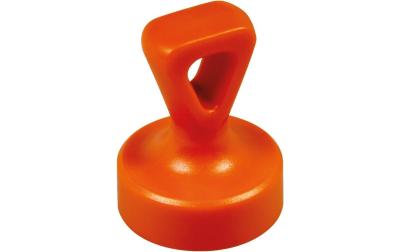 Berec Griffmagnet mit Öse, orange, 2-er
