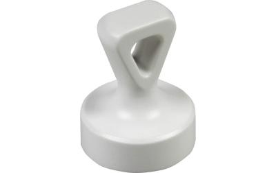 Berec Griffmagnet mit Öse, weiss, 2-er Set