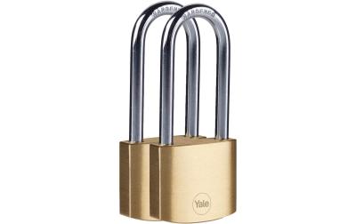 Vorhängeschloss Messing Y110B 2er