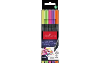 Faber-Castell Fineliner Grip Set Neon