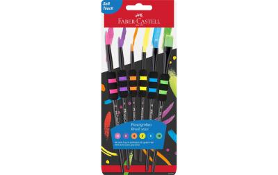 Faber-Castell Pinsel-Set Soft-Touch schwarz