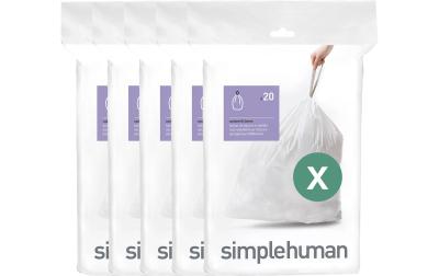 Simplehuman Müllbeutel für Abfalleimer, 80L