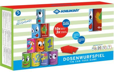 Schildkröt Dosenwurfspiel