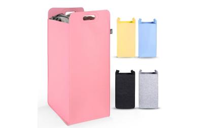 Hennez W&auml;schekorb Katy Filz 75l rosa