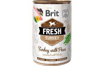 Brit Fresh Turkey with Peas 6x400g