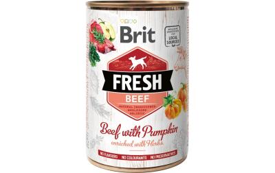 Brit Fresh Beef with Pumpkin 6x400g
