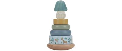 Holz-Stapelturm Ringen Forest Friends FSC