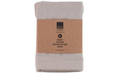 Arti Casa Stoffserviette 4er Set, 35x35 cm
