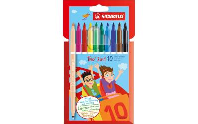 STABILO Trio 2 in 1 Twin Pen Kids Design