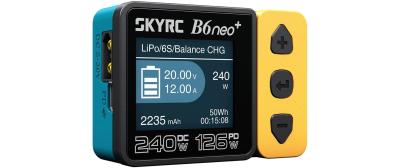 SkyRC B6neo+ Ladegerät gelb/blau
