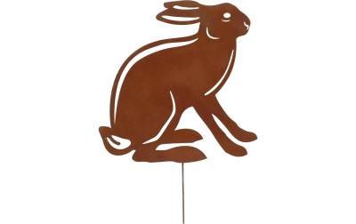Esschert Rost Gartenstecker Hase