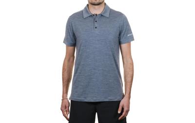 Merino & More Poloshirt grau
