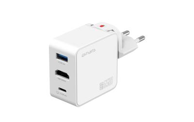 4SMARTS 3in1 HDMI Hub Charger 65W, 4k60Hz