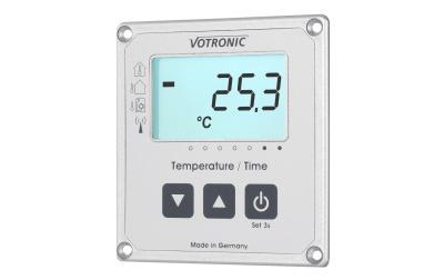 Votronic 1253 LCD-Thermometer Uhr S Anz.