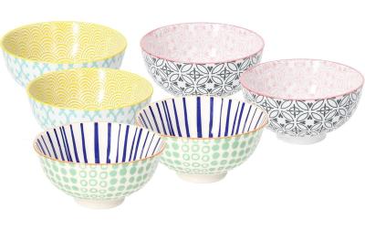 Kreavita Schale Sakura assortiert Bunt