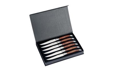 Berndorf Steakmesser-Set Pakka Braun