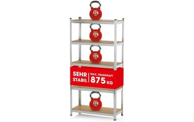 EASYmaxx Schwerlastregal 180x90x40cm