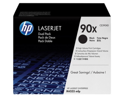 HP Toner 90X - Black 2er-Pack (CE390XD)