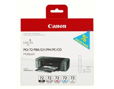 Tinte Canon PGI-72 PBK/GY/PM/PC/CO