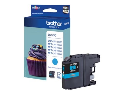 Tinte Brother LC-123C, cyan